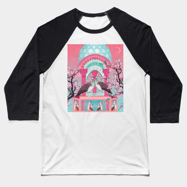 Pheasant Baseball T-Shirt by ColorsOfHoney